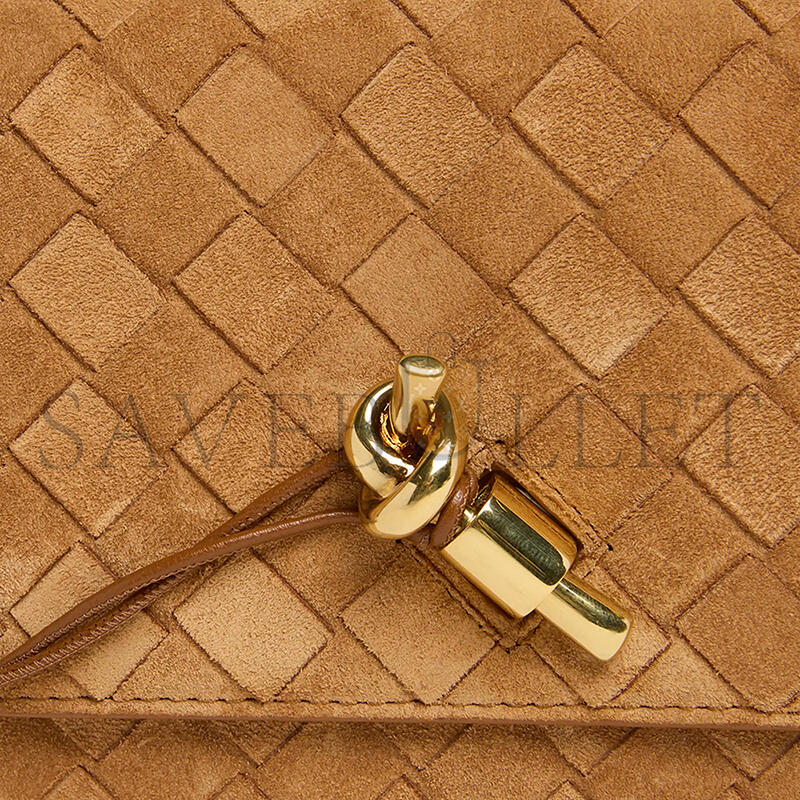 BOTTEGA VENETA ANDIAMO POUCH ON STRAP 836940 (19*12.6*2cm)